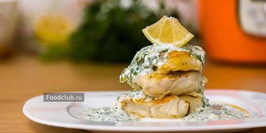 Треска в йогуртовом соусе