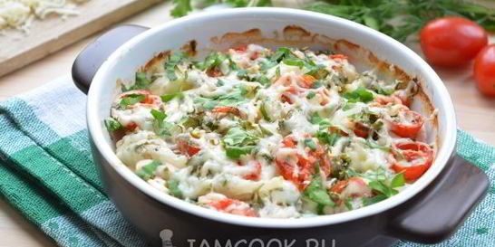 Треска запеченная в йогурте