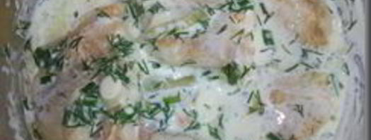 тушеная рыба под соусом из сметаны. Шаг 9