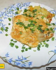 Запеченная тилапия с картофелем