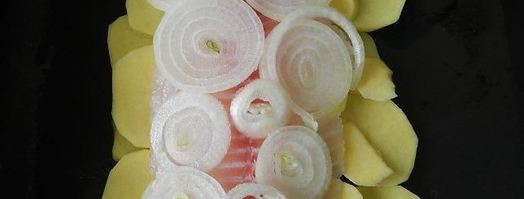 запеченная тилапия с картофелем. Шаг 7