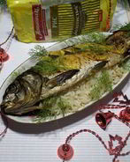 Запеченный фаршированный карп