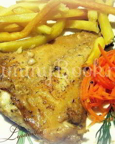 Жареная камбала