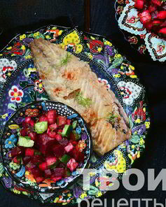 Жаренная скумбрия