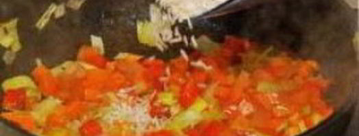 жареные гребешки с рисом. Шаг 2