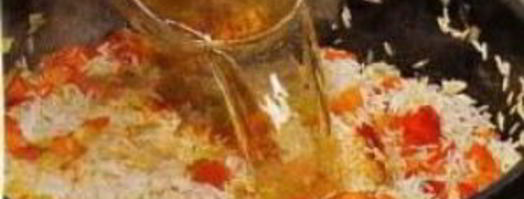 жареные гребешки с рисом. Шаг 3