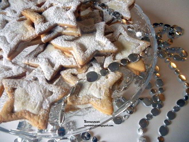 Рецепт звезд с лимонным маскарпоне