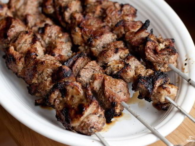 Рецепт домашнего шашлыка в духовке