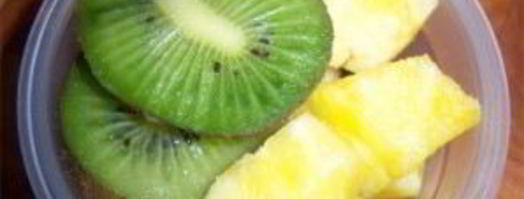 фруктовый шашлык с лимонной подливкой. Шаг 3