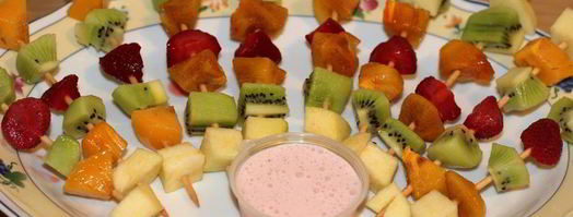 фруктовые шашлычки. Шаг 5