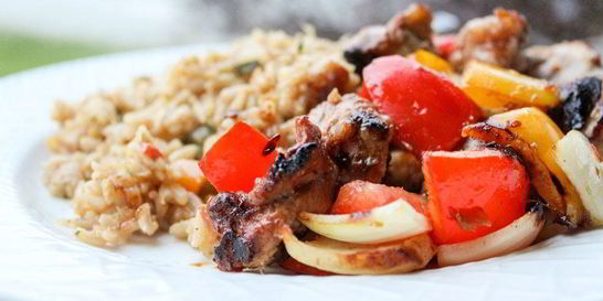 Классический шашлык из свинины с уксусом