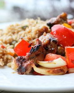 Классический шашлык из свинины с уксусом