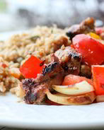 Классический шашлык из свинины с уксусом