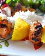 Куриный шашлык по-гавайски