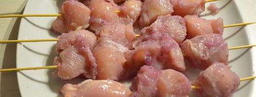 куриный шашлык в луковом маринаде. Шаг 5