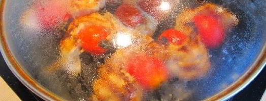 куриные шашлычки с черри. Шаг 4