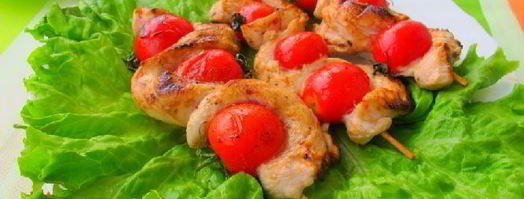 куриные шашлычки с черри. Шаг 5