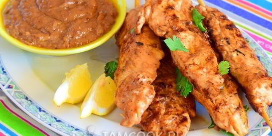 Куриные шашлычки Сатай