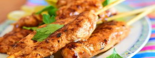 куриные шашлычки сатай. Шаг 19