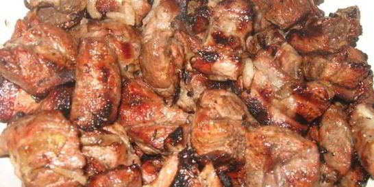 Мягкий, сочный шашлык из свинины