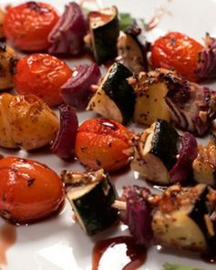 Овощной шашлык