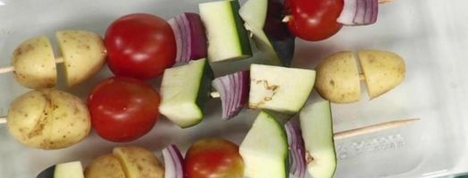 овощной шашлык. Шаг 3