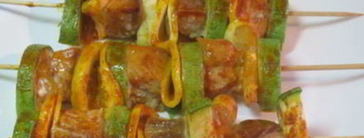 рыбные шашлычки с овощами. Шаг 11