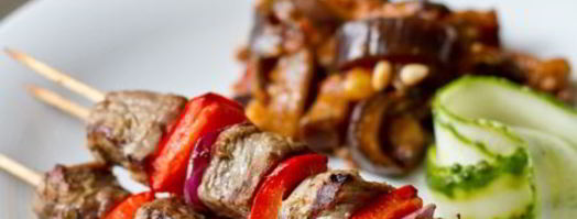 шашлычки из говядины со сладким перцем в имбирном маринаде. Шаг 9