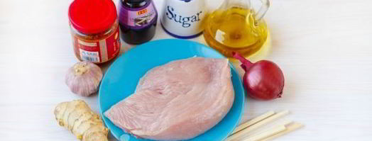 шашлычки из индейки на шпажках в духовке. Шаг 2