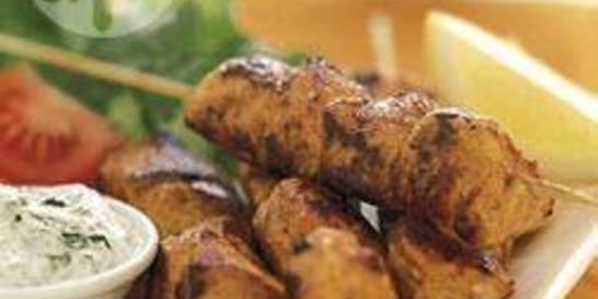 Шашлычки из индейки по-индийски