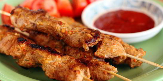 Шашлычки из индейки в имбирном маринаде