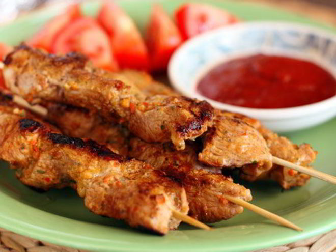 Рецепт шашлычков из индейки в имбирном маринаде