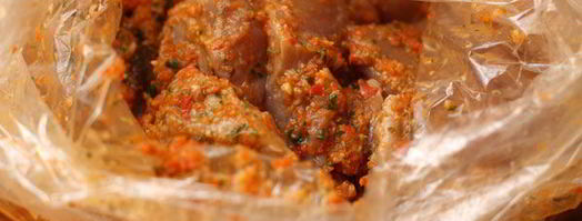 шашлычки из индейки в имбирном маринаде. Шаг 5