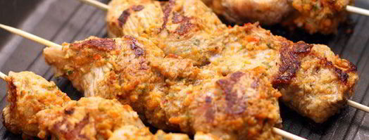 шашлычки из индейки в имбирном маринаде. Шаг 7