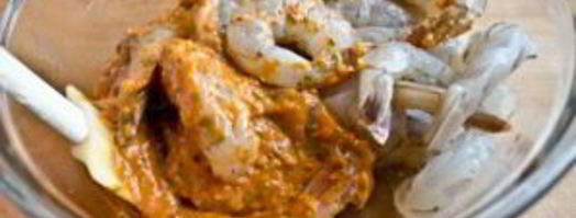 шашлычки из креветок на гриле. Шаг 3