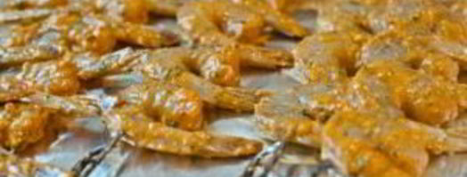 шашлычки из креветок на гриле. Шаг 5