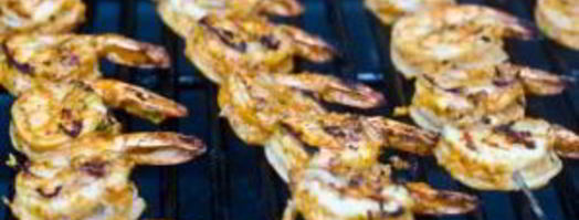 шашлычки из креветок на гриле. Шаг 6