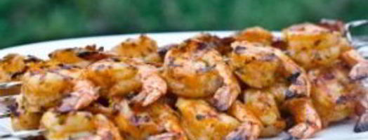 шашлычки из креветок на гриле. Шаг 7