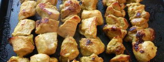 шашлычки из куриной грудки в индийском стиле. Шаг 9