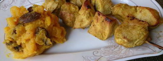 шашлычки из куриной грудки в индийском стиле. Шаг 10