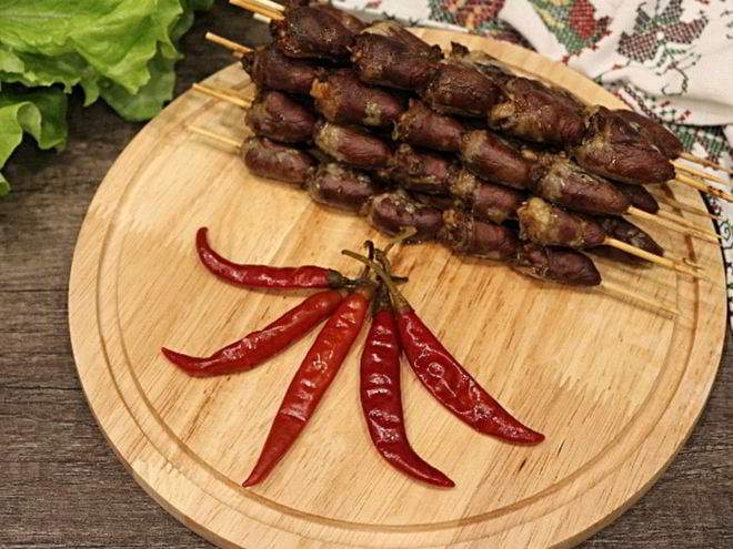 Рецепт шашлычков из куриных сердечек