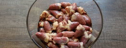 шашлычки из куриных сердечек. Шаг 2