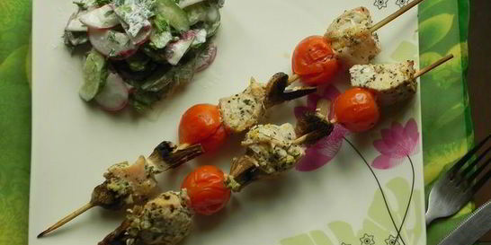 Шашлычки из курицы