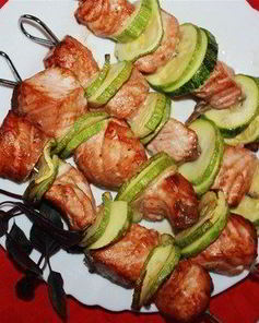 Шашлычки из семги