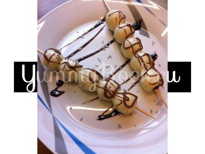 Рецепт шашлычков виноград в шоколаде