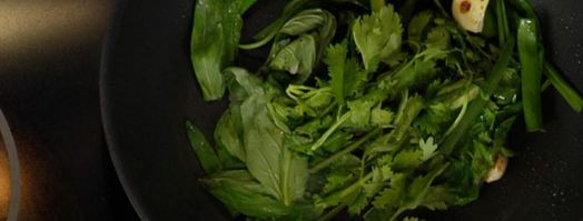 шашлычок из куриного филе с кокосовым супом. Шаг 2