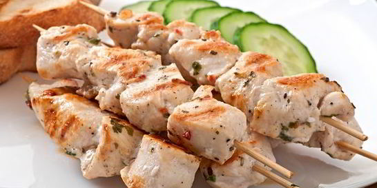 Шашлычок из куриного филе в духовке