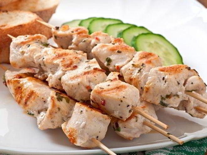 Рецепт шашлычка из куриного филе в духовке