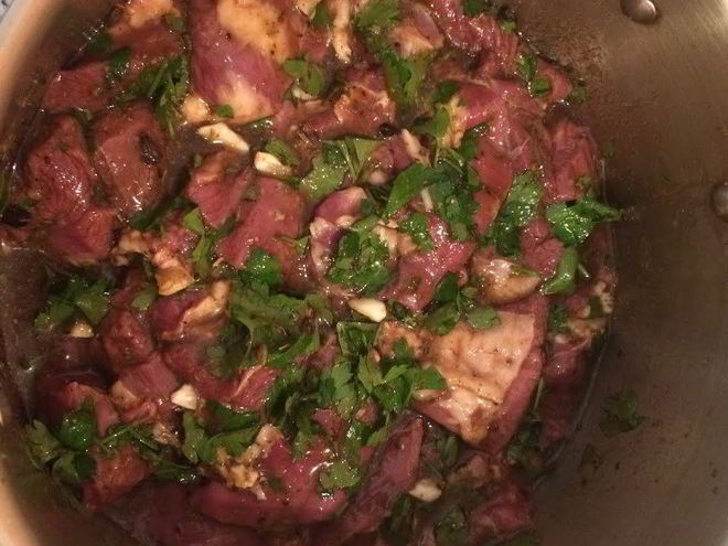 Рецепт шашлыка из баранины мятой и наршарабом