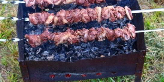 Шашлык из баранины в гранатовом соке